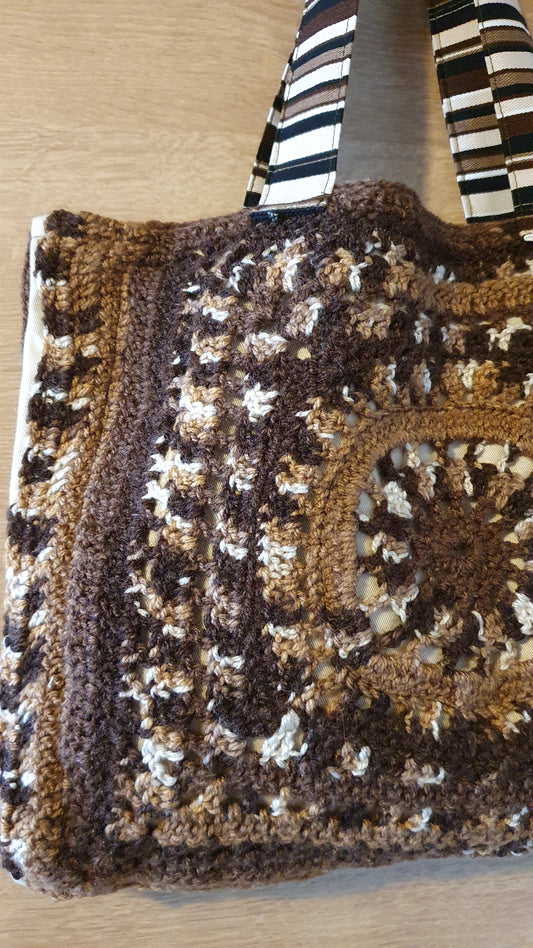 Häkelhandtasche, 38x28,5 cm