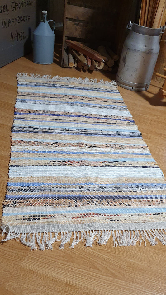 Teppichläufer aus Baumwolle, 120x60 cm